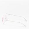 Mykita Lessrim Suzu silver/neon pink - Image 3