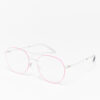 Mykita Lessrim Suzu silver/neon pink - Image 2