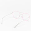Mykita Lessrim Suzu silver/neon pink - Image 5
