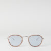 Oliver Peoples [OV1237J] Eoin Silver amber Tortoise / Blue Wash lenses