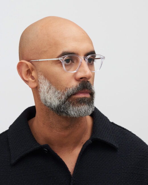 Mykita Lite Elbert limpid/shiny silver · Hello Glasses